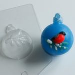 Форма пластиковая Шар Снегирь