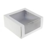 Короб для тортов с окном 225*225*110 мм ForGenika