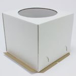 Короб белый с окном 240*240*220 мм ForGenika