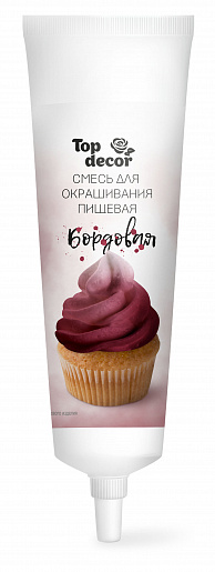 krasitel-gelevyj-bordovyjklubnichnyj-top-decor-100gr.jpg Краситель гелевый Бордовый(Клубничный) Top decor 100гр — изображение 1