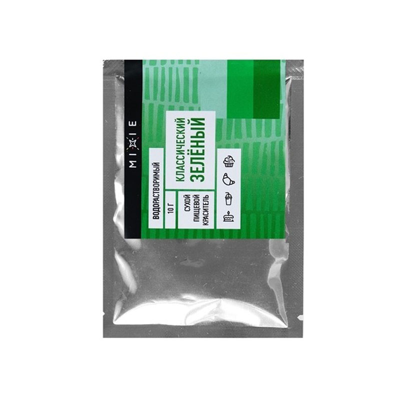 krasitel-suhoj-vodorastvorimyj-mixie-klassicheskij-zelenyj-10g.jpg Краситель сухой водорастворимый MIXIE Классический зеленый 10г — изображение 1