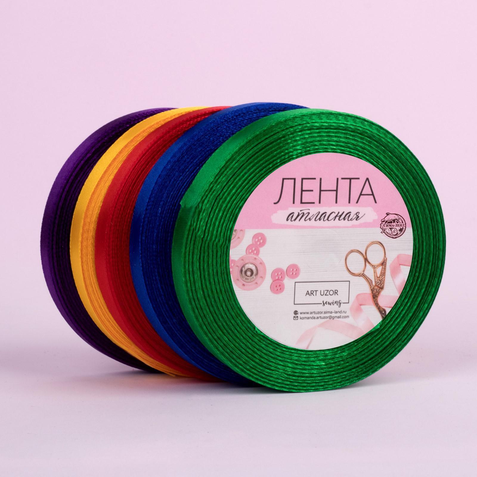 nabor-atlasnyh-lent-raduga-5-sht-razmer-1-lenty-10-mm-x-23-c2b1-1-m.jpg Набор атласных лент «Радуга», 5 шт, размер 1 ленты: 10 мм × 23 ± 1 м — изображение 1