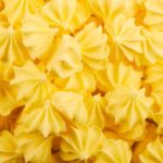 Сахарные фигурки мини-безе Желтые