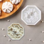 Силиконовая форма  «Зайчики», 8×8 см, цвет прозрачный