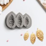 Силиконовый молд «Шишки», 10,5×7 см, цвет МИКС  3624599