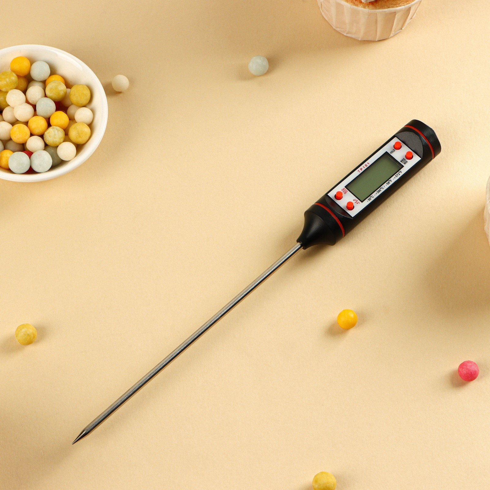 termometr-dlya-pishhi-elektronnyj-na-batarejkah-dolyana-v-korobke.jpg Термометр для пищи электронный на батарейках Доляна, в коробке 1427367 — изображение 1