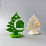 Силиконовая форма Елка с игрушками