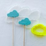 Силиконовая форма Облака 5 см
