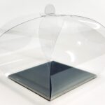 Коробка 45*45*45мм «хао бао» для моти с черной/золотой подложкой 45*45*45мм (прозрачная)