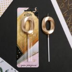 Свеча для торта, цифра «0», 11.5×2.3 см  5276882