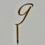 Топпер золото "Цифра 9" арт NT 059