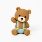 Фигурка-топпер для торта «Мишка в штанишках» пластик 10977958